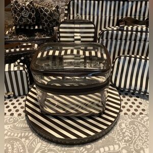 EUC Henri Bendel Clear Train Case